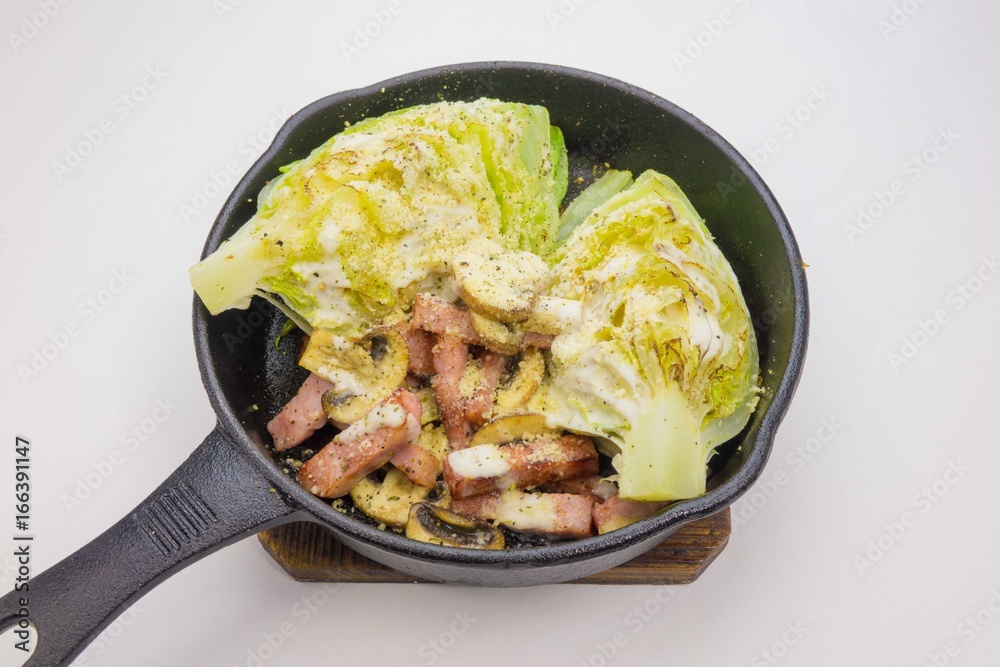 焼きレタスのシーザーサラダ 焼きレタスのシーザーサラダ