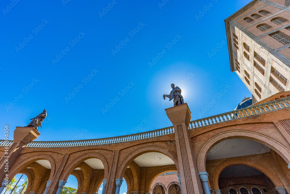 Obraz premium Basilica of the National shrine of our lady of Aparecida in Brazil