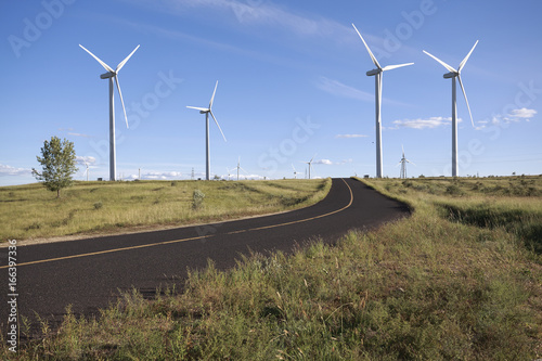 Environmentally friendly power generation wind power turbines
