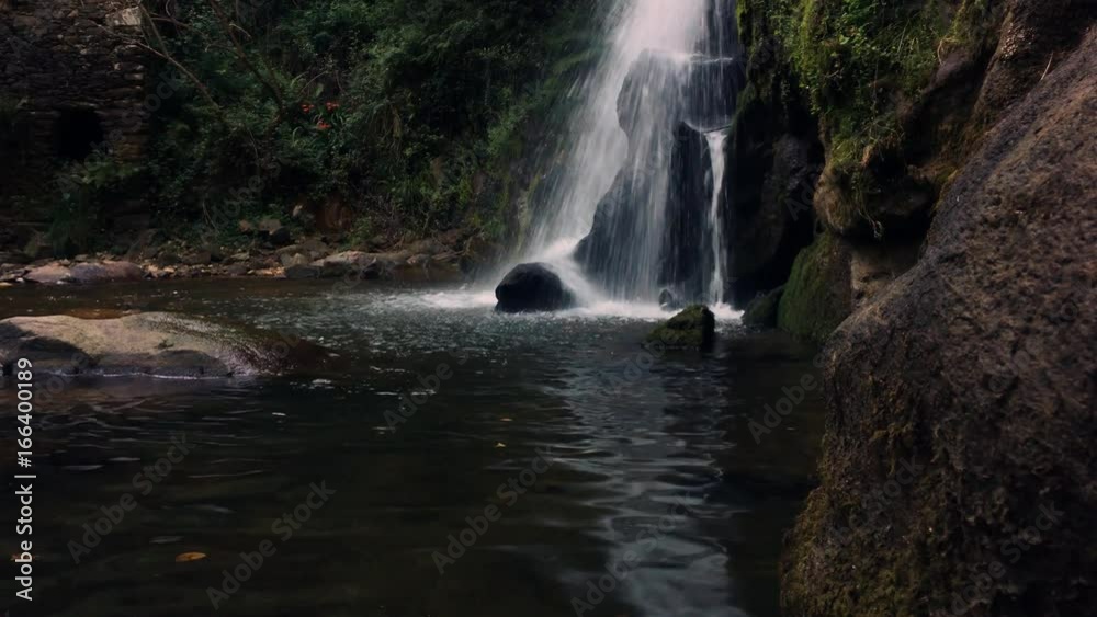 Beautiful waterfall in Cabreia Portugal. Long exposure smooth effect. Beautiful waterfall in Cabreia Portugal. Long exposure smooth effect.