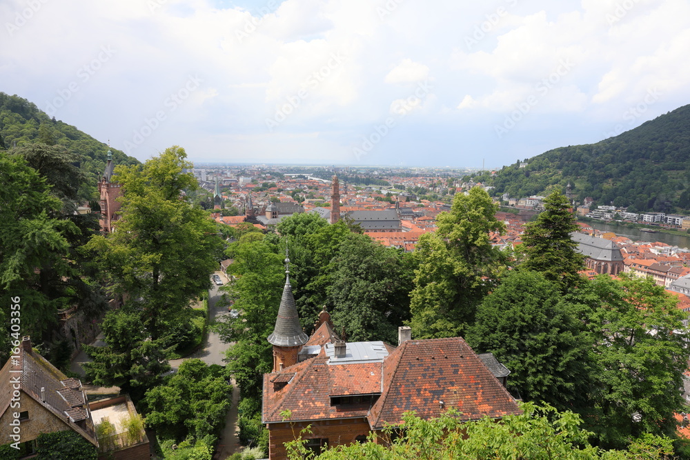 cityscape of Heidelberg Germany cityscape of Heidelberg Germany