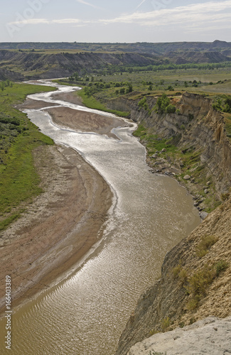 Wallpaper Mural Evening Light on a Western River Torontodigital.ca