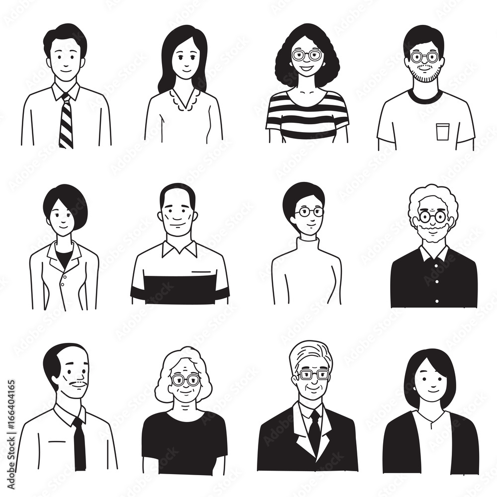 Portrait smiling people Portrait smiling people
