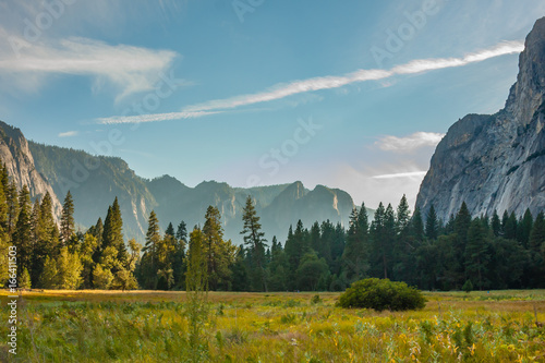 yosemite national park sunset view