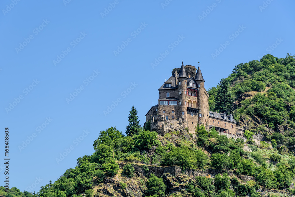 Burg Neukatzenelnbogen Hangburg  Sankt Goarshausen  Rheinland-Pfal