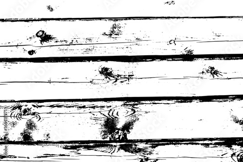 Wood grunge texture. Natural wooden isolated background. Vector illustration.