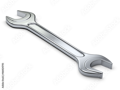 Wrench. Engineer instrument for support service.