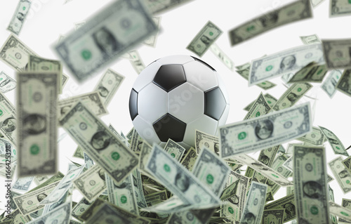 Calcio mercato, soldi per calciatori photo