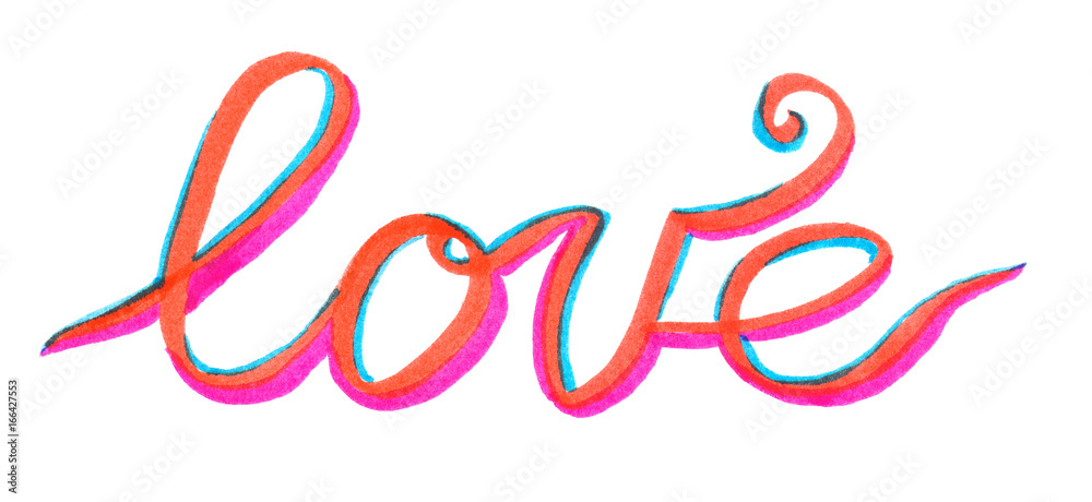 Hand written word Hand written word