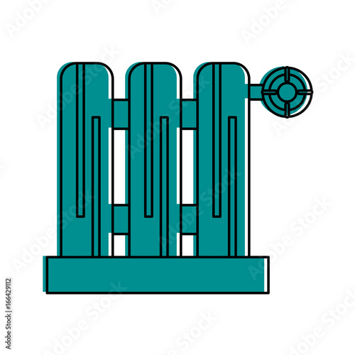 radiator heating icon image