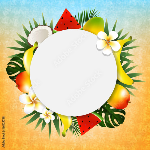 Tropical Ball Banner