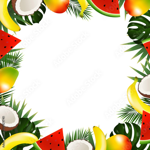 Tropical Fruit Frame