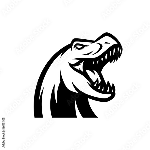 T-Rex Vector Logo Icon Illustration © mblegenduk