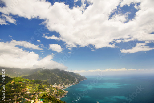 Ravelo resort city at Amalfi coast in Southern Italy