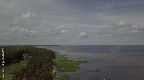 Wallpaper Mural Engure Latvia Aerial view of countryside drone top view 4K UHD video Torontodigital.ca