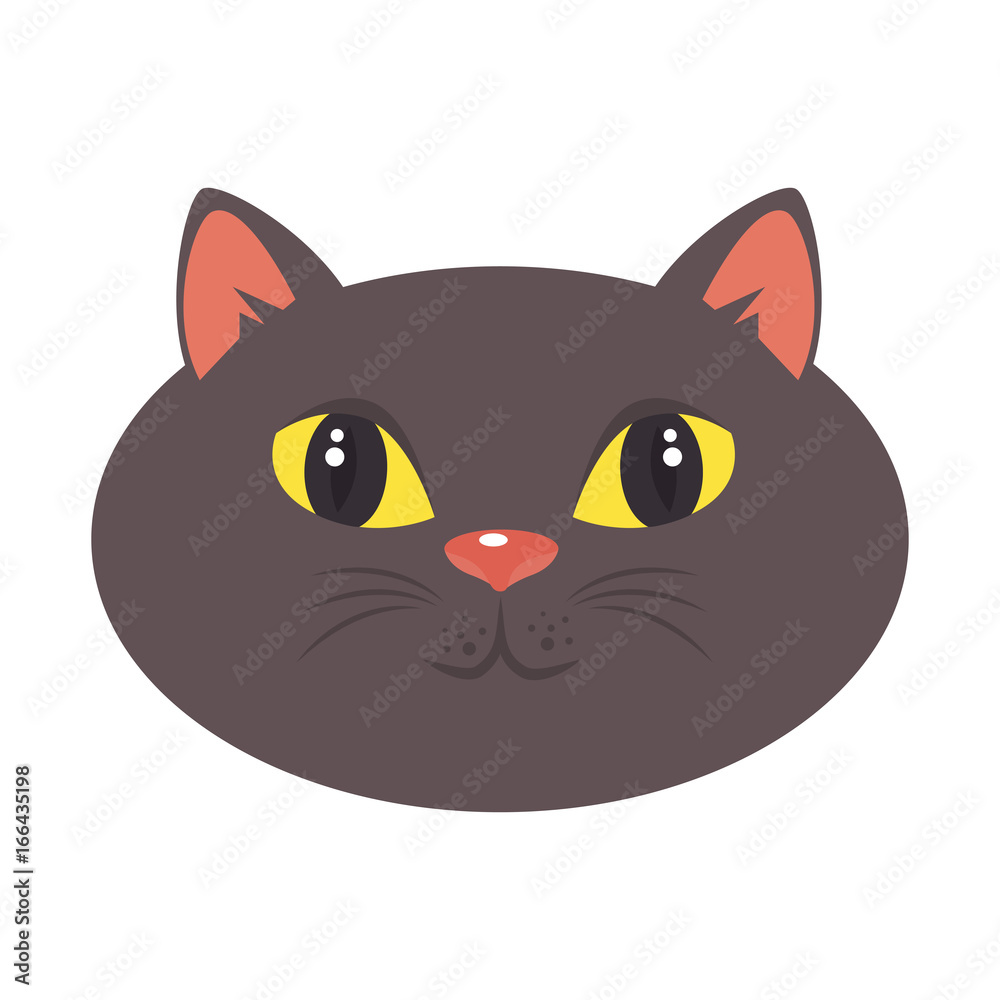 cartoon cat icon