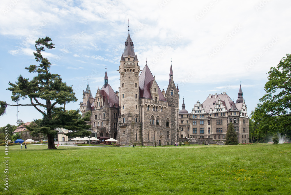 The Moszna Castle is a historic palace located in a small village in Moszna is one of the best known monuments in Upper Silesia. The Moszna Castle is a historic palace located in a small village in Moszna is one of the best known monuments in Upper Silesia.