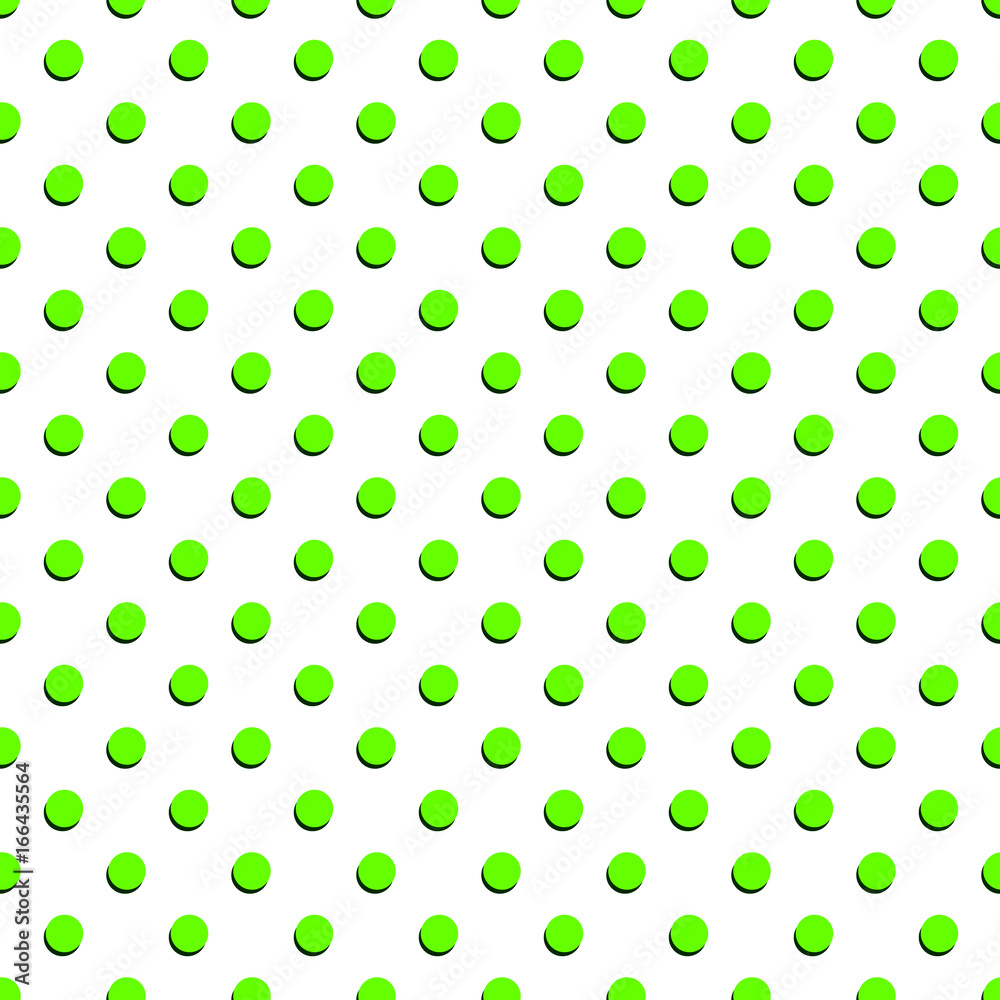 Seamless pattern with green dots pop art style Seamless pattern with green dots pop art style