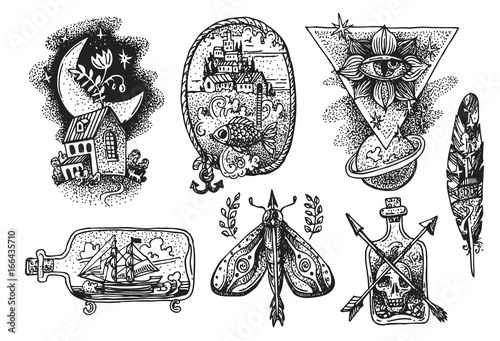 tattoo element sketch