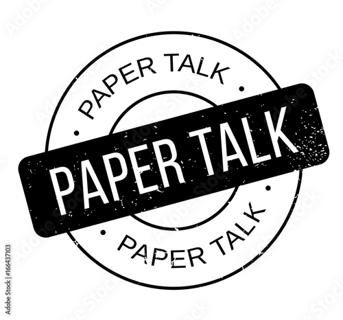 Paper Talk rubber stamp. Grunge design with dust scratches. Effects can be easily removed for a clean, crisp look. Color is easily changed.