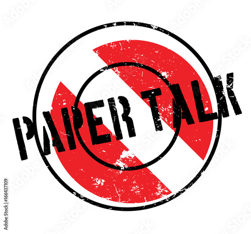 Paper Talk rubber stamp. Grunge design with dust scratches. Effects can be easily removed for a clean, crisp look. Color is easily changed.