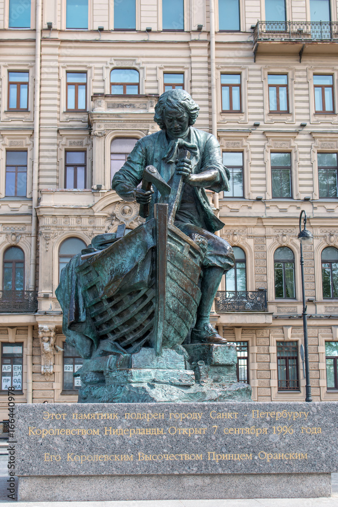 Obraz premium Царь-плотник (Zar und Zimmermann, Tsar and Carpenter) Sankt Petersburg (Санкт-Петербург) Nordwestrussland (Северо-западный федеральный округ) Russland (Россия)
