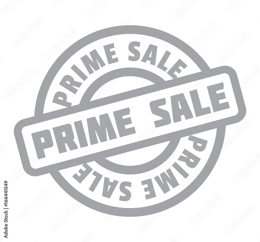Prime Sale rubber stamp. Grunge design with dust scratches. Effects can be easily removed for a clean, crisp look. Color is easily changed. Prime Sale rubber stamp. Grunge design with dust scratches. Effects can be easily removed for a clean, crisp look. Color is easily changed.