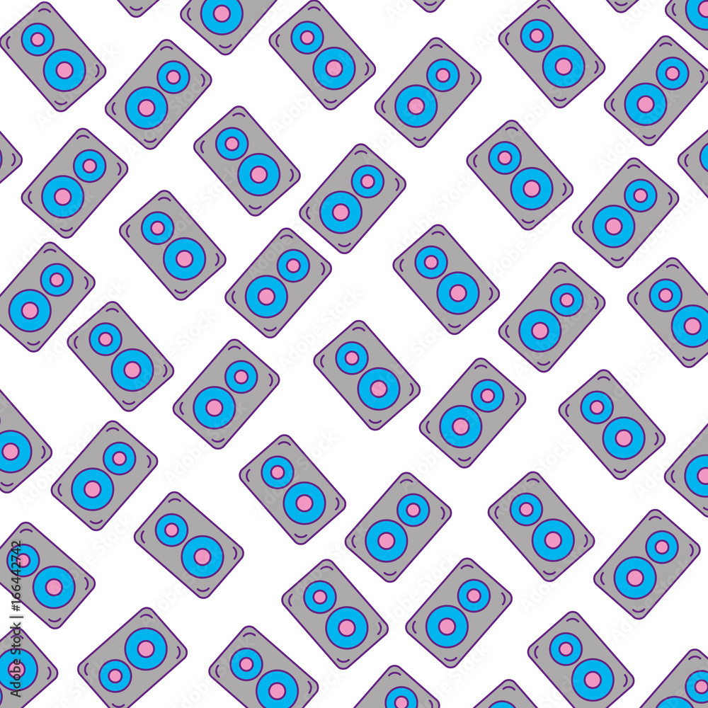 speaker audio pattern background vector illustration design speaker audio pattern background vector illustration design