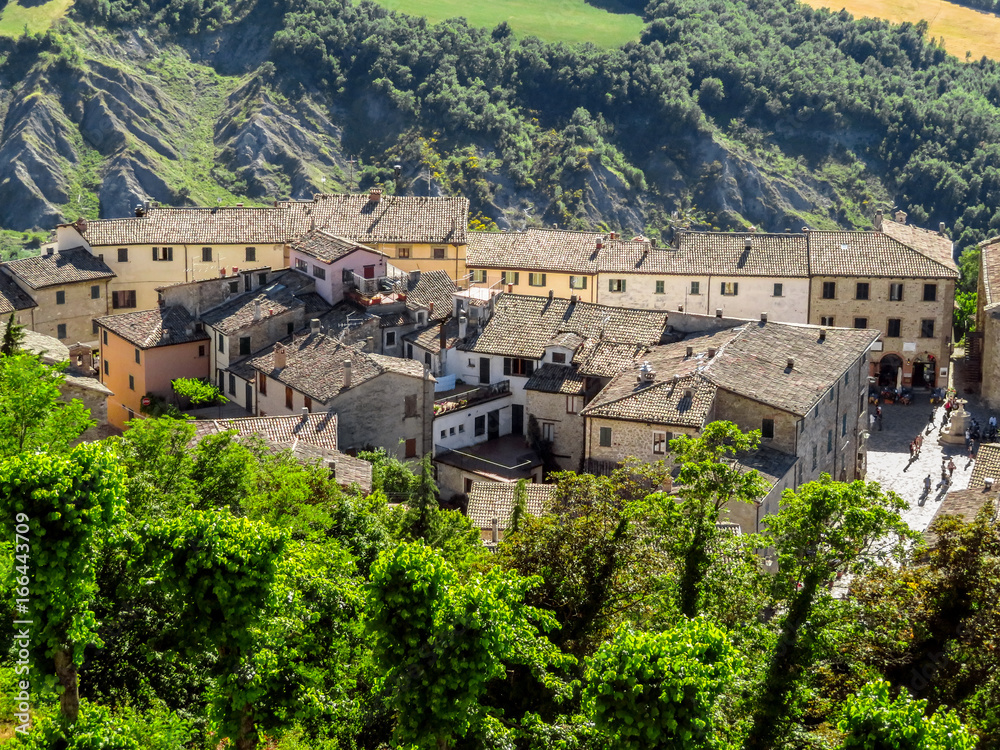 San Leo - View to the medieval village