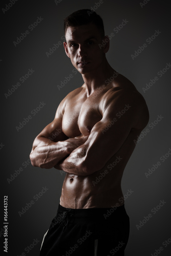 Fototapeta premium athletic man posing