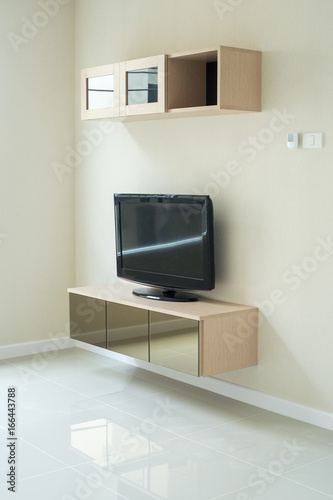 modern living-room - wall with TV
