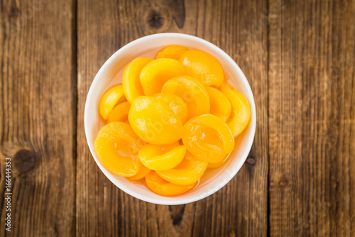 Pickled Apricots (selective focus)
