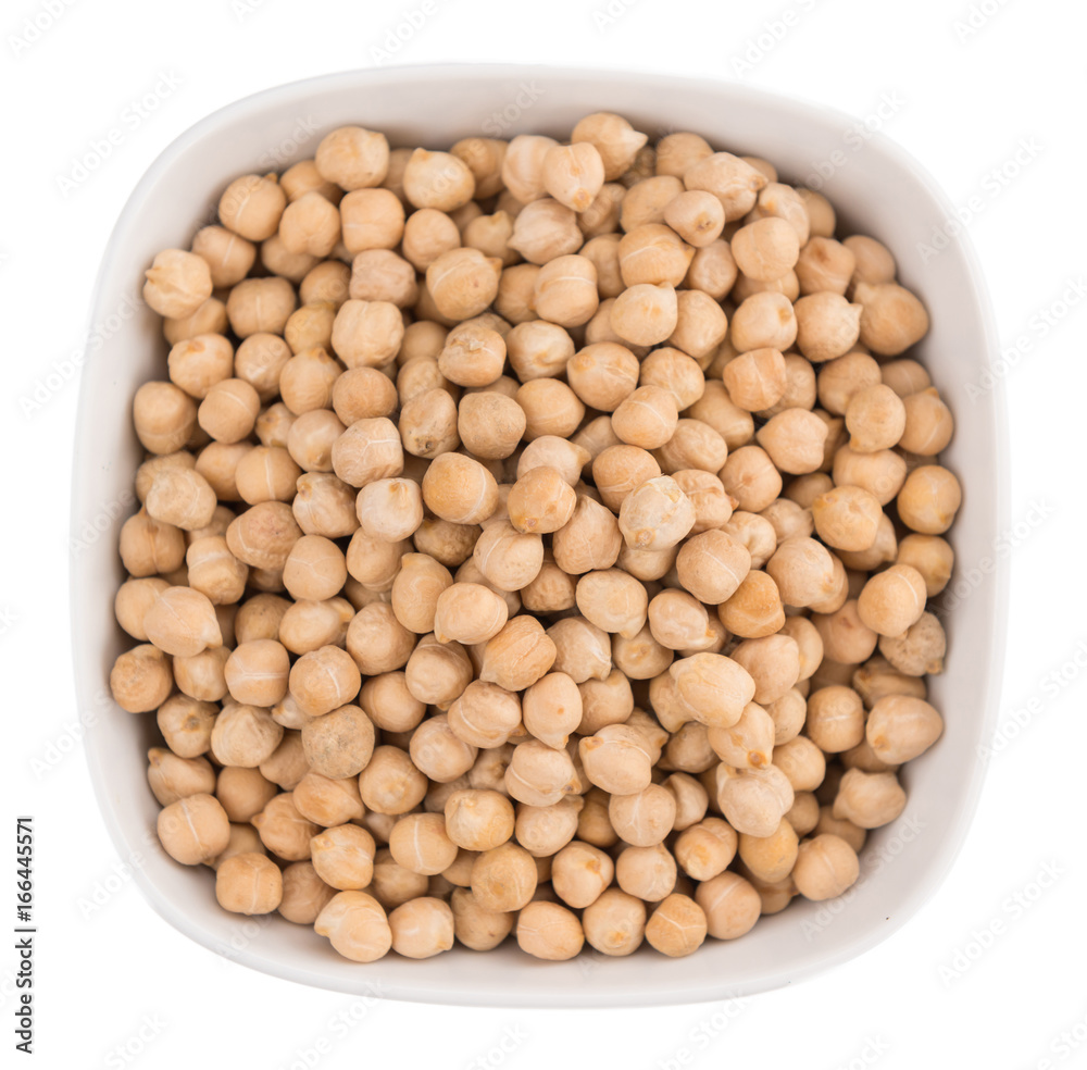 dried Chickpeas isolated on white background dried Chickpeas isolated on white background