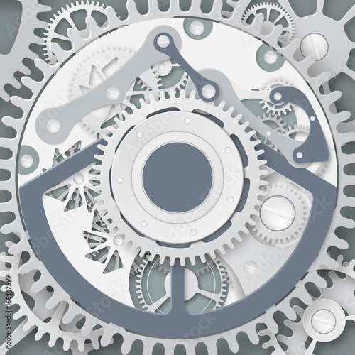 Abstract  clockwork mechanism