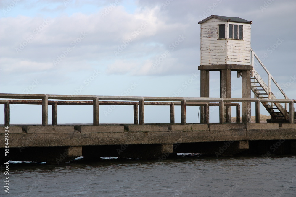 Holy Island Causeway Refuge, Northumberland, UK Holy Island Causeway Refuge, Northumberland, UK