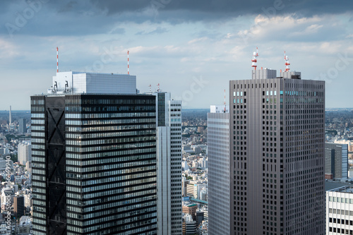 Wallpaper Mural City scenery of Shinjuku - 東京　新宿の都市風景１ Torontodigital.ca