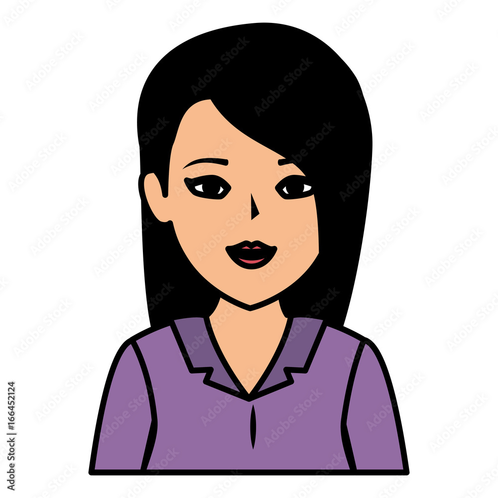 beautiful businesswoman avatar character