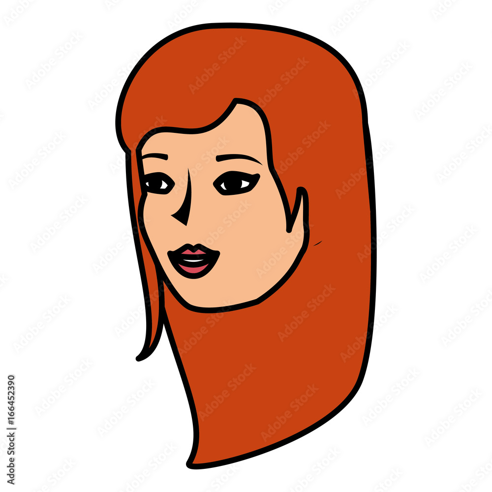 beautiful woman head avatar character beautiful woman head avatar character