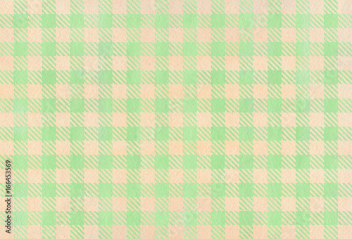 Watercolor checked pattern.