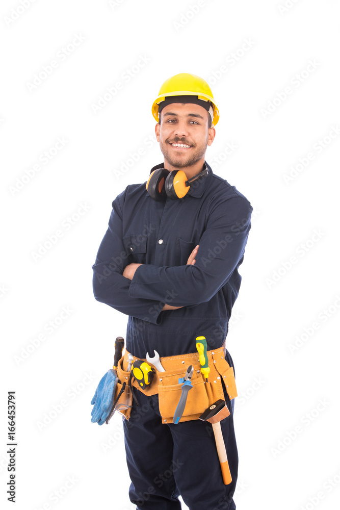 Smiling worker Smiling worker