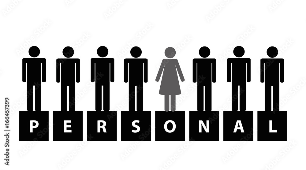 personal frauenquote piktogramm personal frauenquote piktogramm