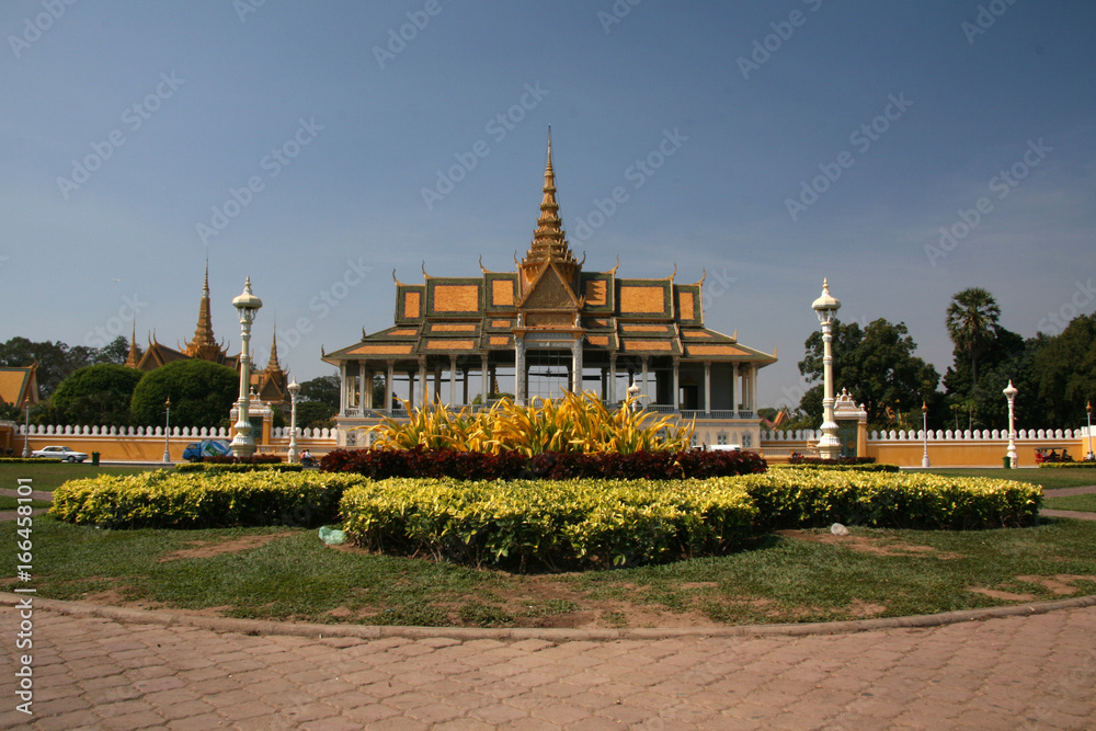 Naklejka premium Royal Palace, Phnom Penh, Cambodia