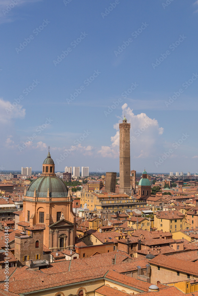 Panorama von Bologna Emilia Romagna Italien