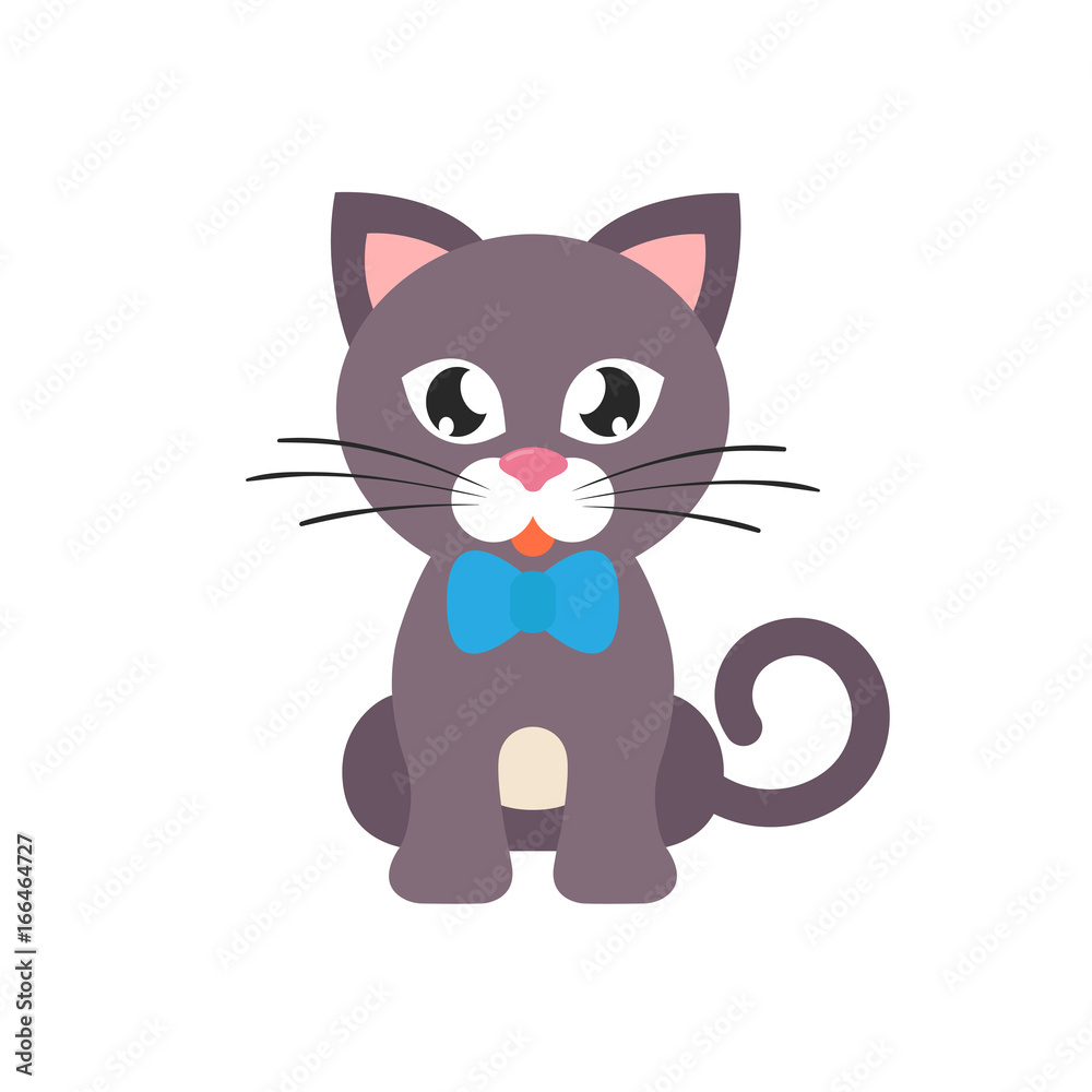 cute cat with tie