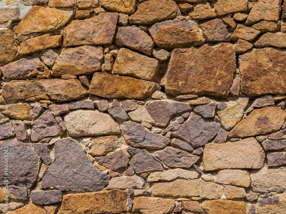 Obraz premium Felsen Natursteinmauer 01