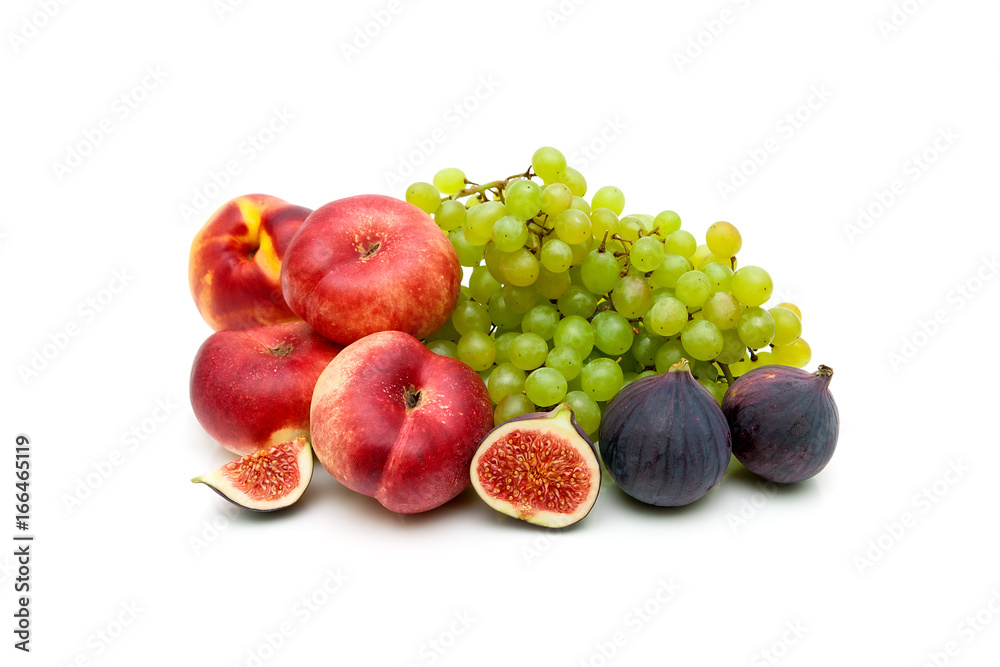 Ripe juicy fruit isolated on white background Ripe juicy fruit isolated on white background