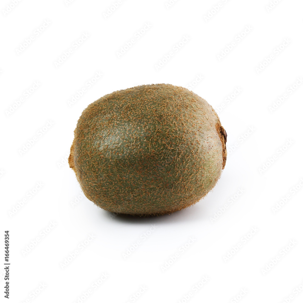 Ripe kiwi isolated on white background. Close-up. Ripe kiwi isolated on white background. Close-up.