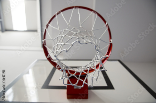 Basketball hoop in a game hall. © fotosr52