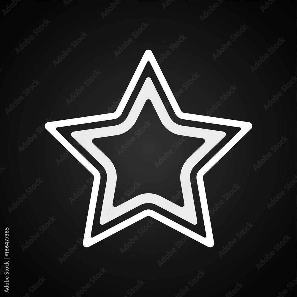 Vector logo star icon. Template for design. Vector logo star icon. Template for design.
