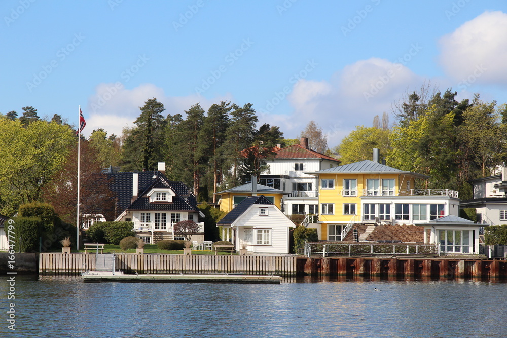 Obraz premium Maison Norvège 2